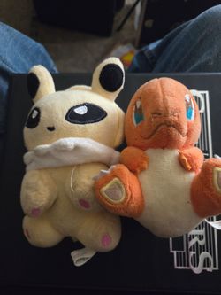 Charmander and jolteon plush Pokémon