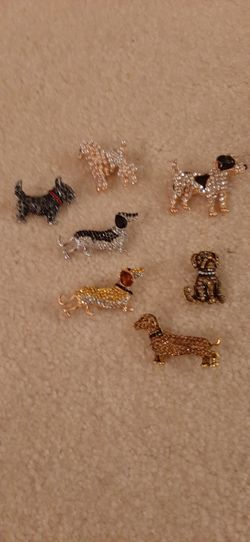 Various Dog Broochs $10 each