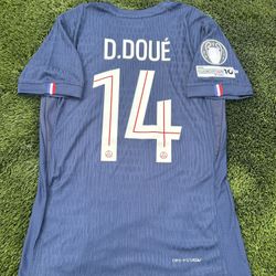 PSG Home Jersey 2025/26 – D. Doué #14 (Medium)