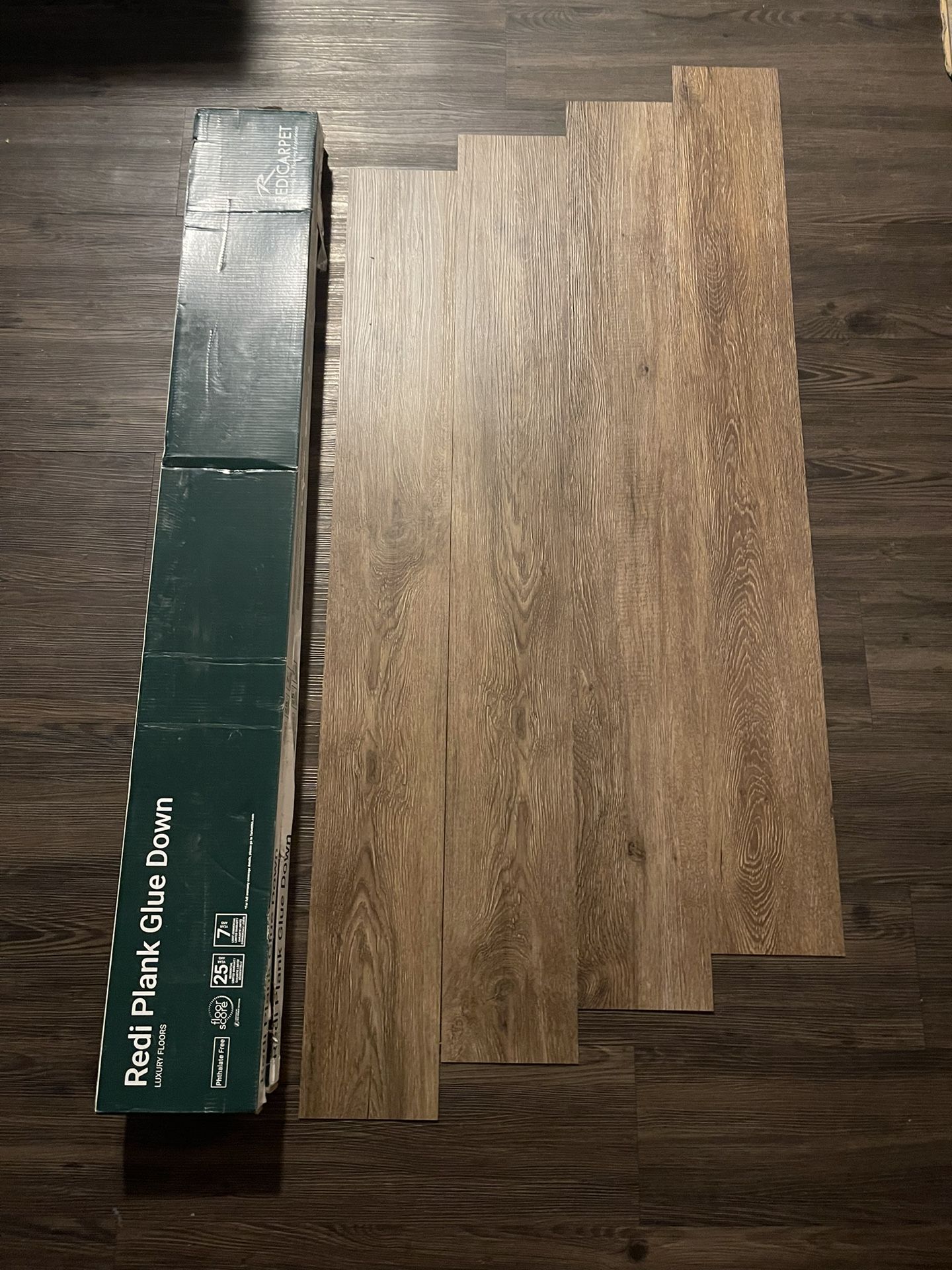 252 Sq.ft Redi Plank Glue Down Luxury Vinyl Floors