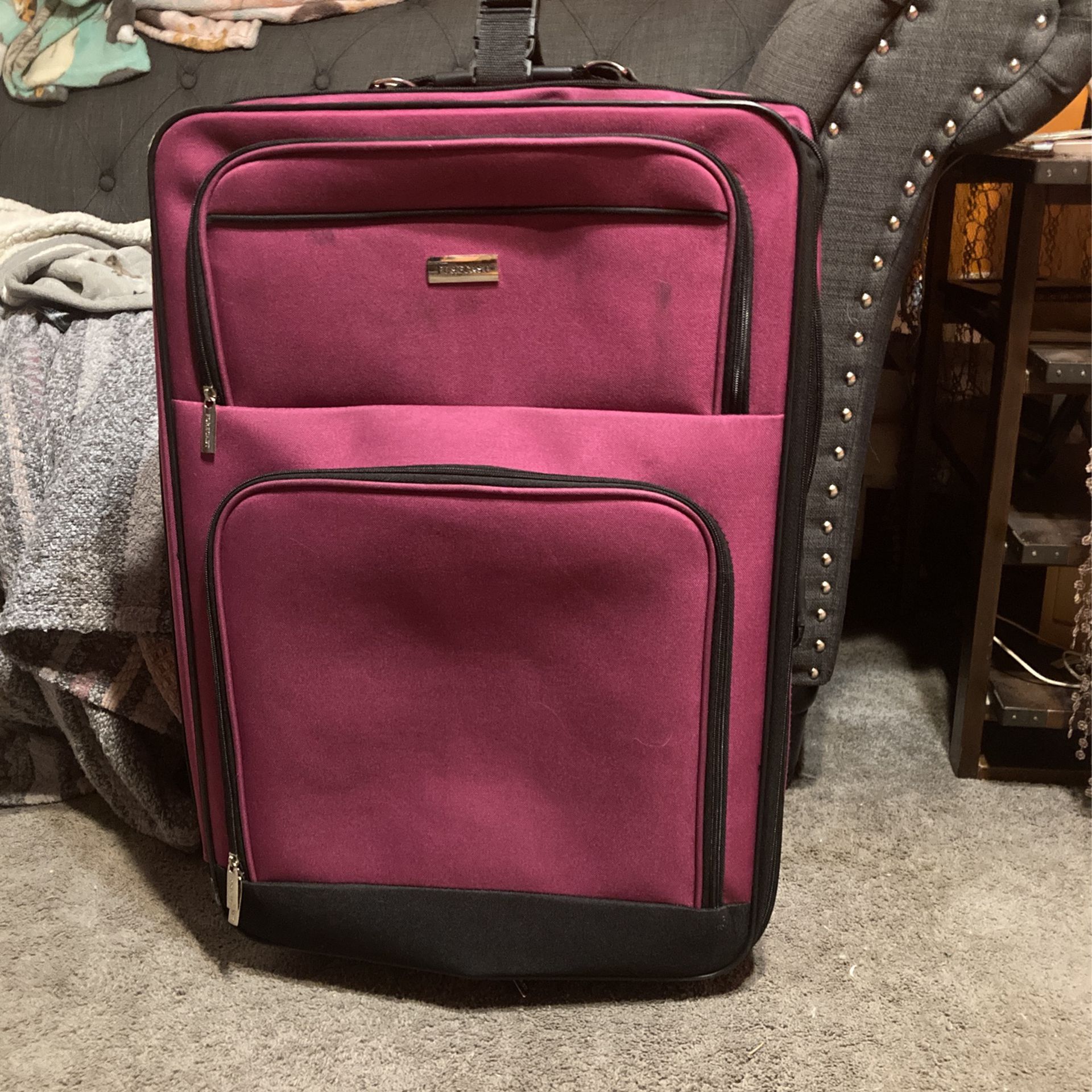 Pink Big Suitcase By Forecast 