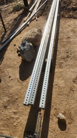 2x2 x12 ft long square tubing with holes in it galvanized