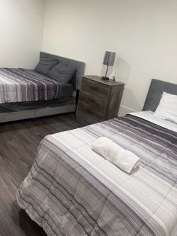 Two beds full+twin mattress