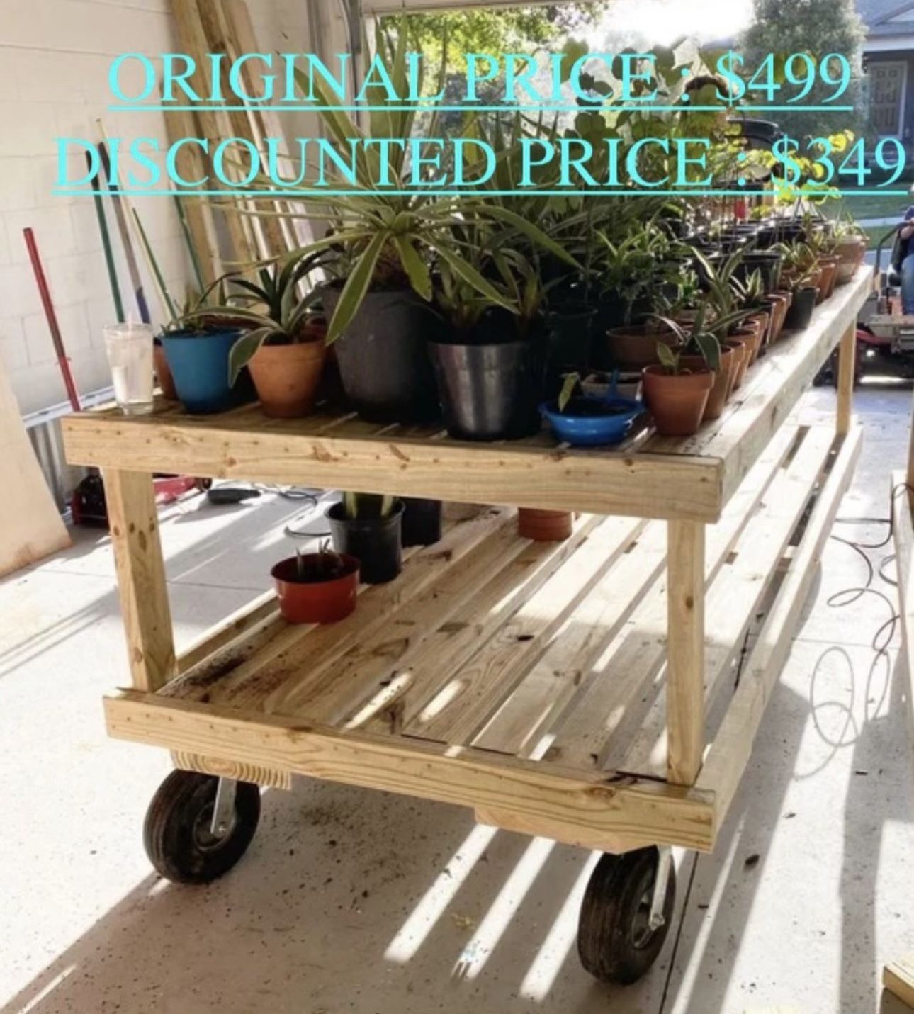 Handmade Plant Storage / Table