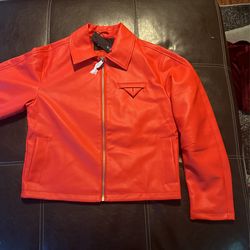 Leather Cropped Jacket 