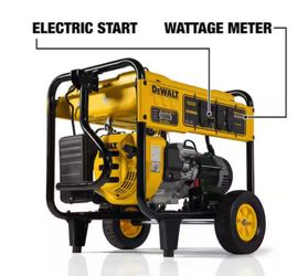 Dewalt 10,000/8,000-Watt Electric Start Gas Powered Portable Generator w/ CO protection for Jobsites and Home Power Outages