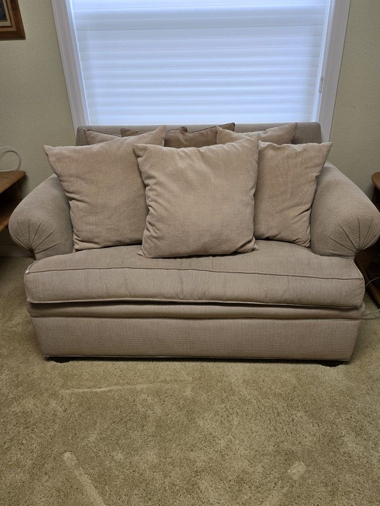 Loveseat with Pillows
