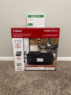 Canon PIXMA TR8622a + extra ink cartridges