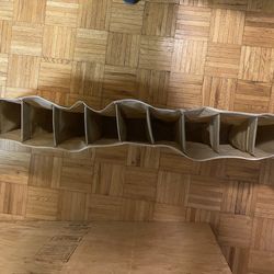 Hanging organizer shelf foldable