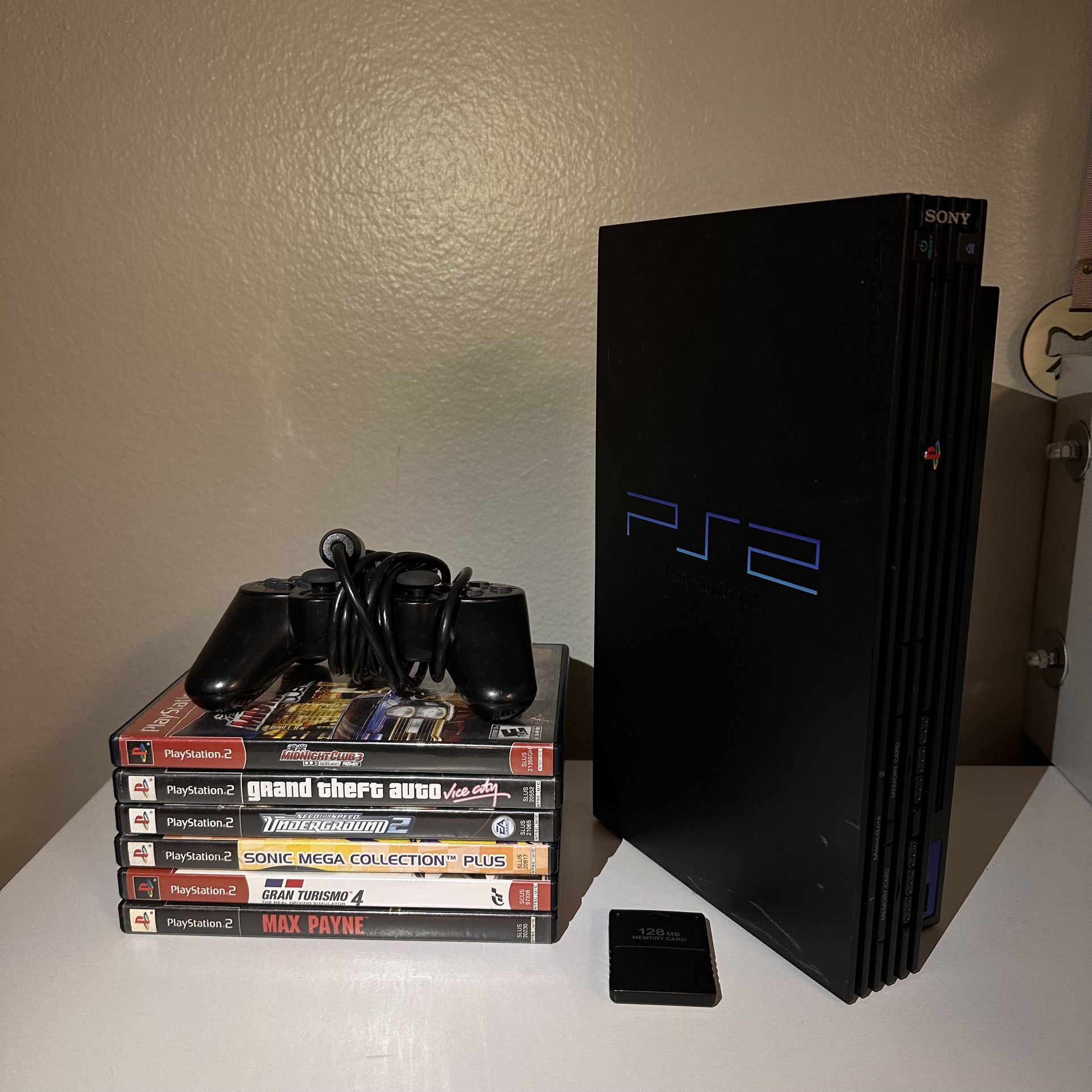 PS2 Console With Games