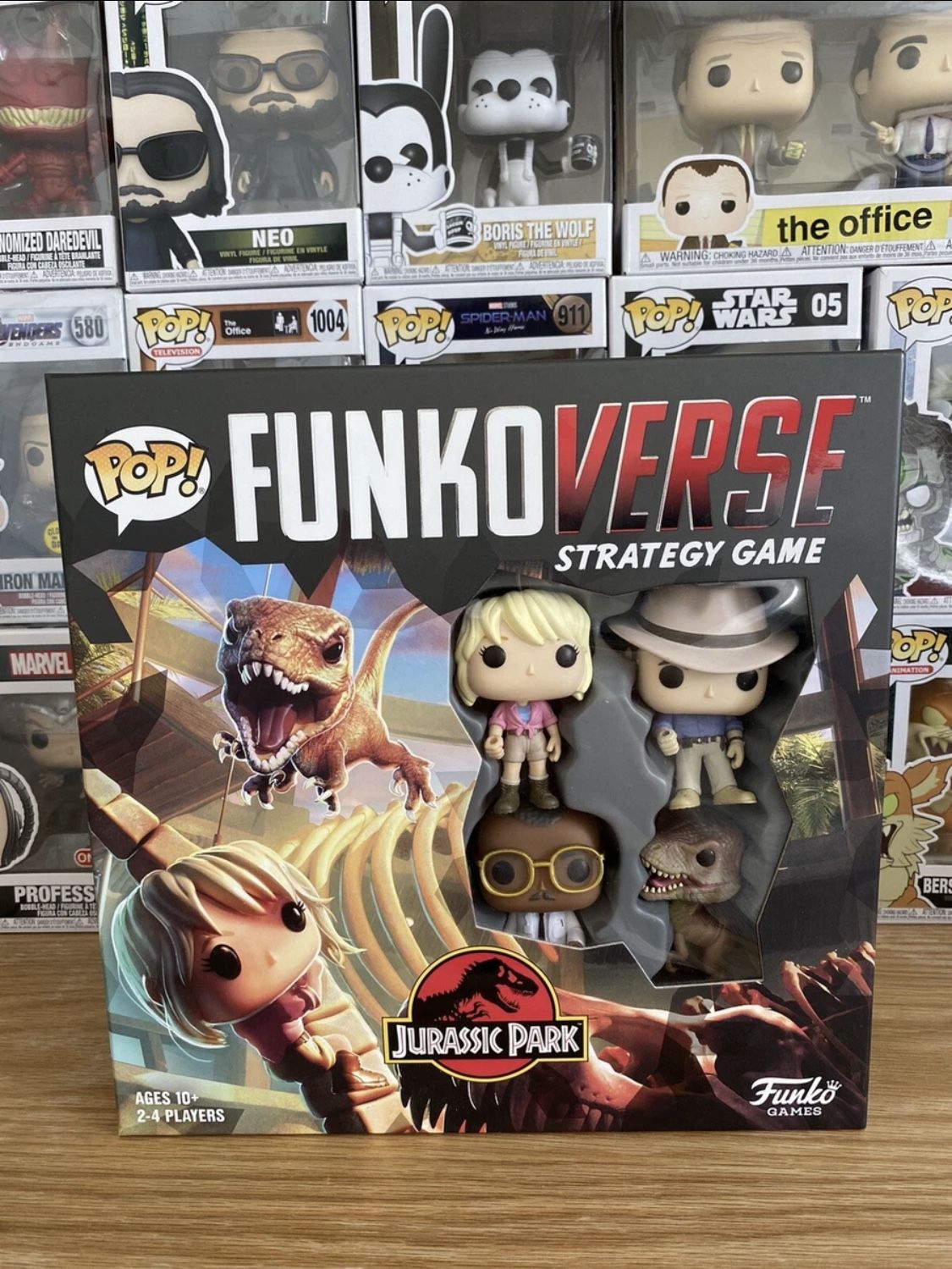 Funkoverse Strategy Game Jurassic Park Board Game