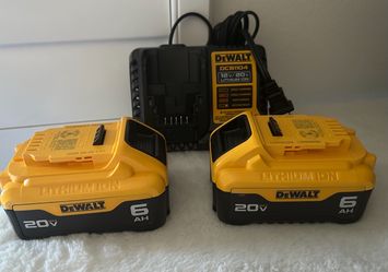 Dewalt batteries and charger