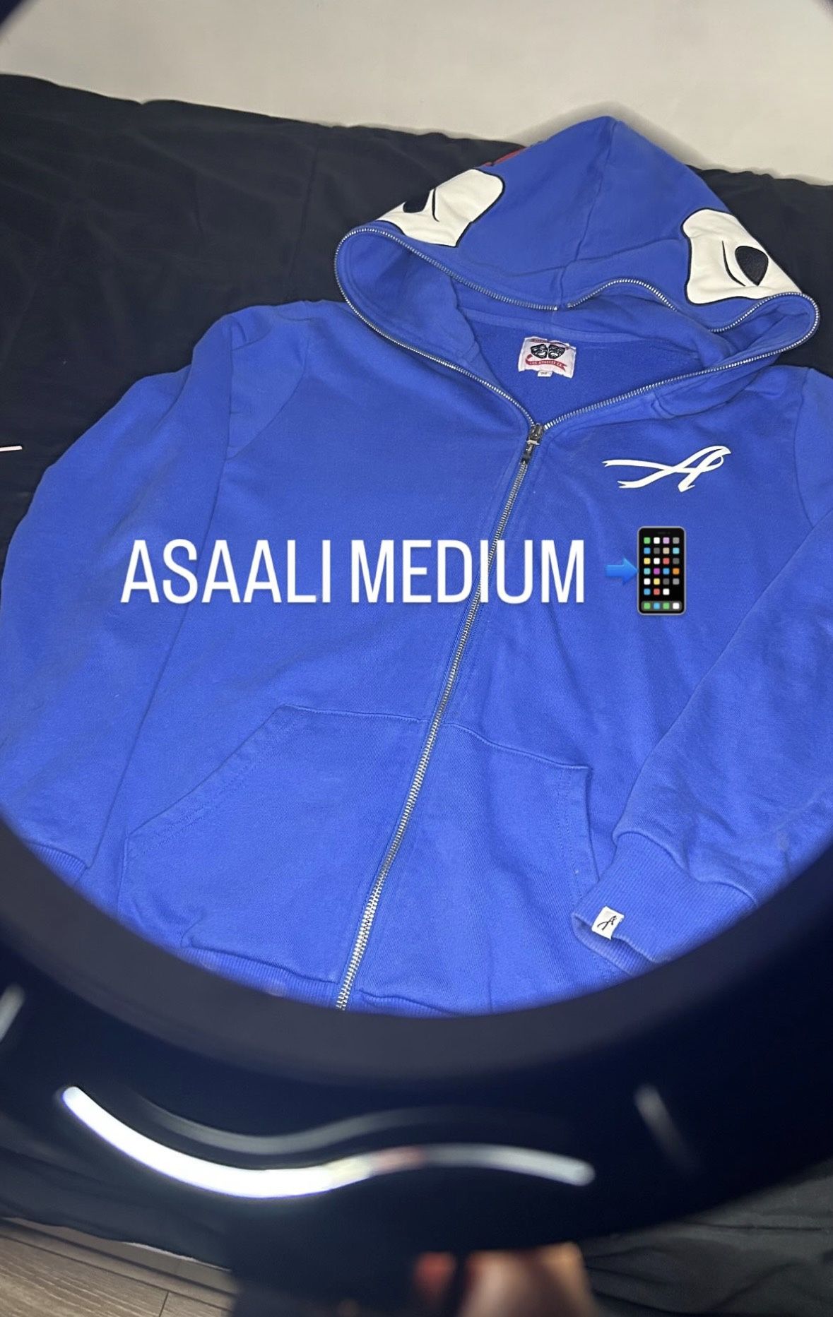 Asaali Blue Zip Up 100% Authentic