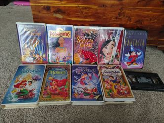 Disney VHS lot
