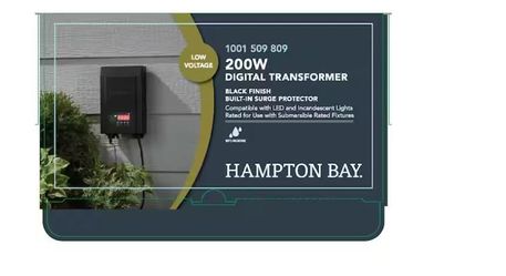 Low-Voltage 200-Watt Landscape Lighting Transformer with Dusk to Dawn Sensor NEW