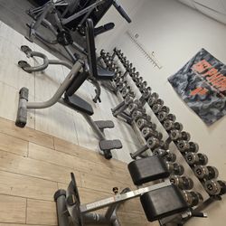 Commercial Gym Equipment Exercise Fitness Machines Dumbbells Weights 