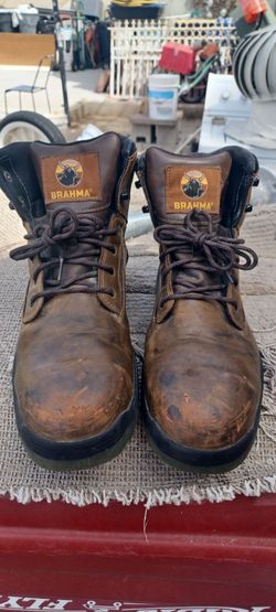 Brahma steel toe boots size 12
