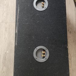 Two 12 Inch GS Redline subwoofers With Custom Box