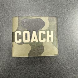 Coach 3 In 1 Camo Wallet