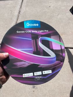 Govee COB LED Strip Light Pro, LED Lights for Bedroom Compatible with Alexa, Google Assistant and Matter, RGBICW Light with Warm White, Smart Strip Li