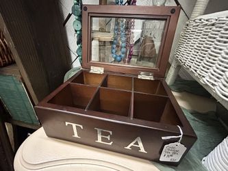 Vintage Wood Tea Box