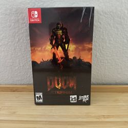 Doom Eternal Nintendo Switch Steelbook Edition NEW