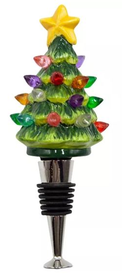 Thirstystone
Retro Holiday Tree Bottle Stopper Brand New Wine Stopper