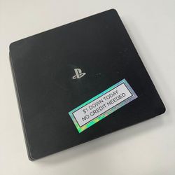 Sony Playstation 4 Slim Gaming Console - Pay $1 To Take It home And pay The rest Later 