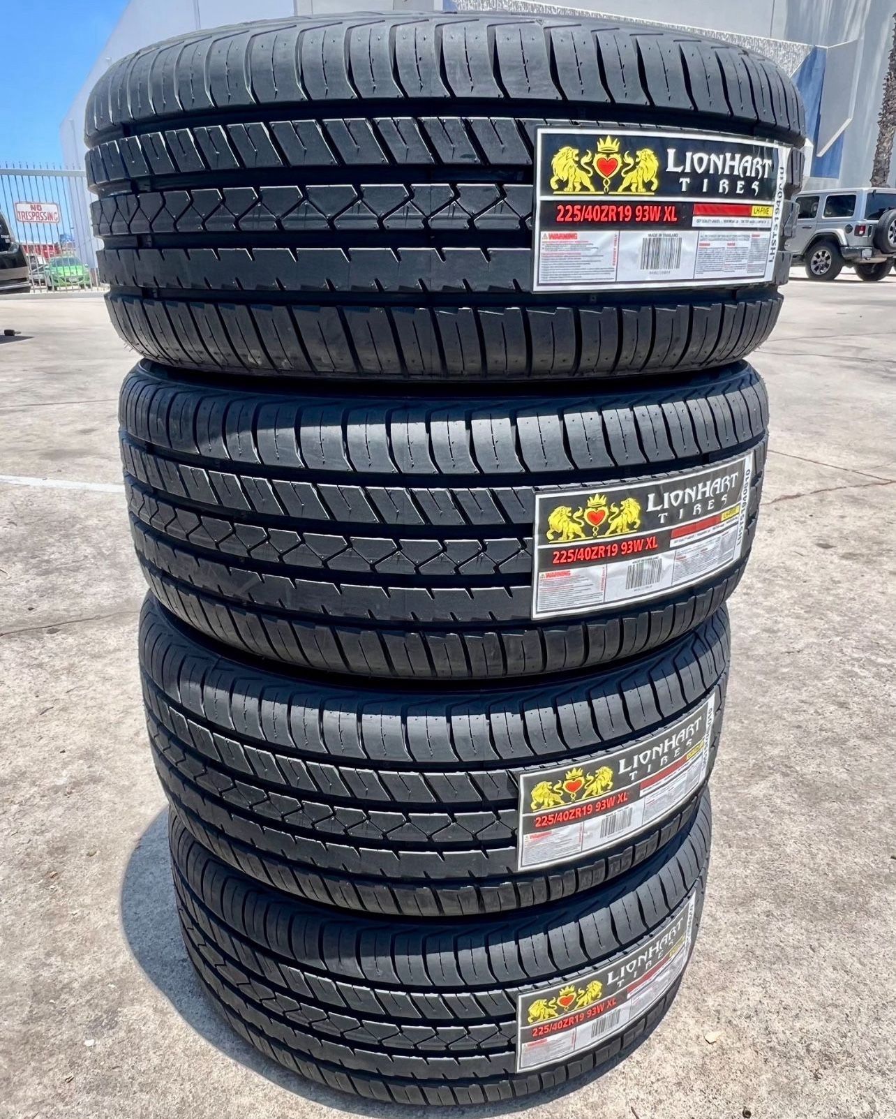 4 NEW LIONHART 225/40/19 TIRE SET $395 CASH TOTAL‼️ FREE INSTALLATION‼️