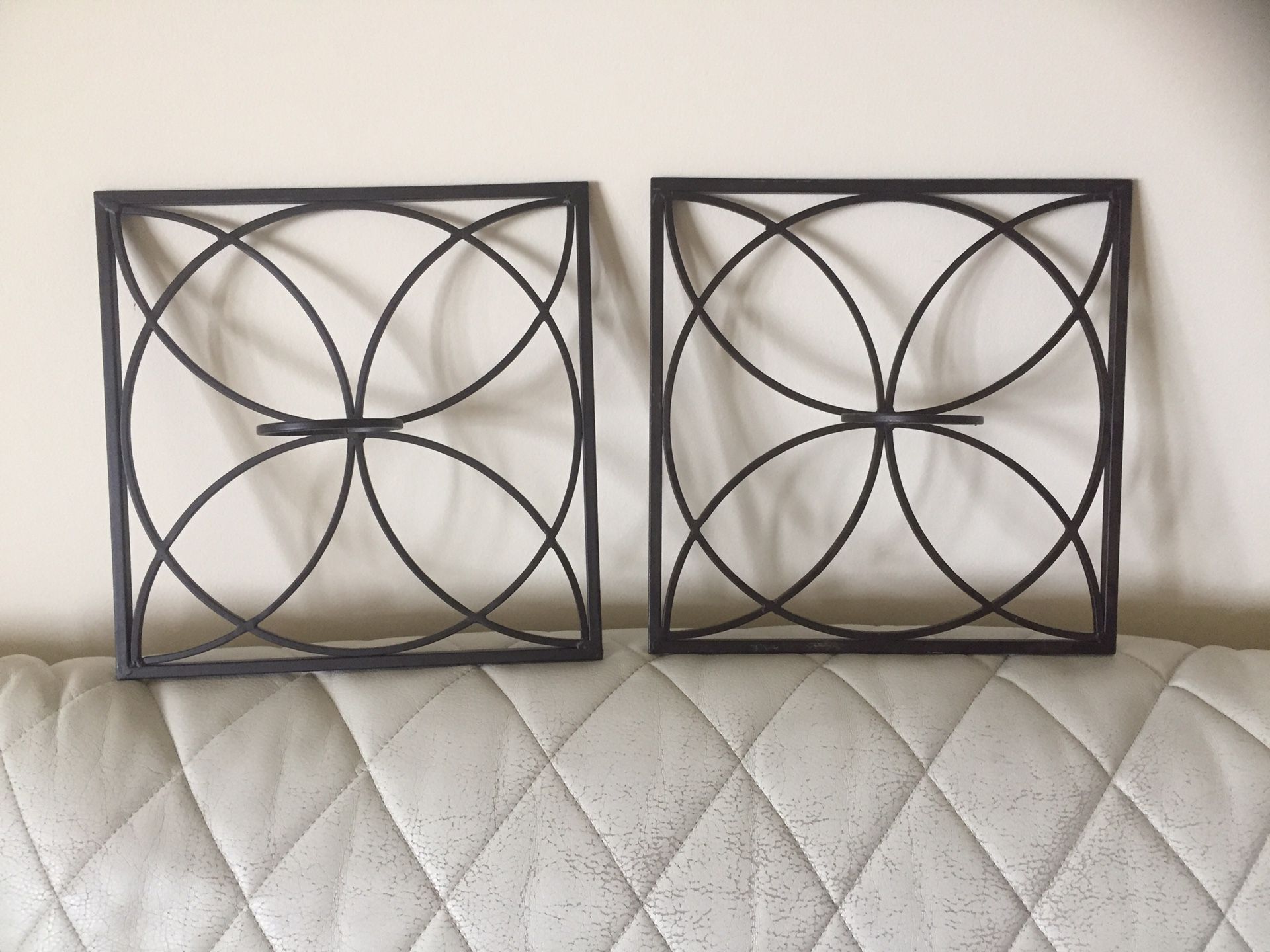 2 wall candle holders NEW