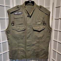 Vest, Airforce, Utility Pocket, Parachute Jacket