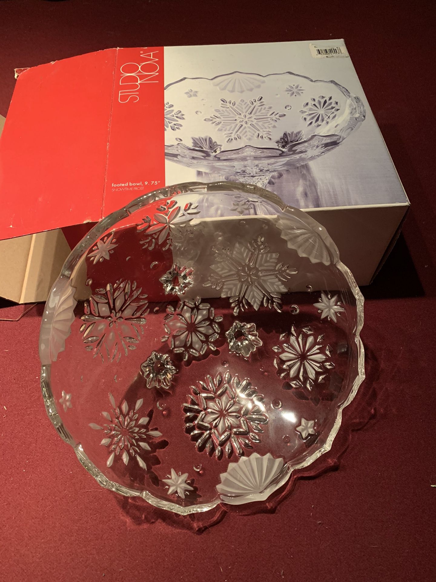 Crystal Footed Bowl