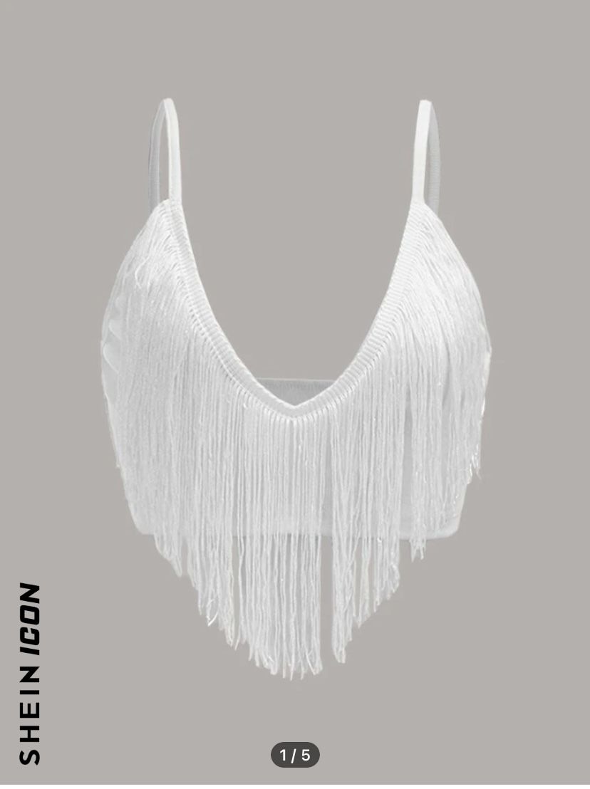 Fringe Trim Cami Top
