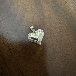 14k Gold Puffed Heart Shape