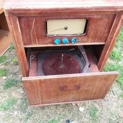 Vintage record player
