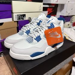 NIKE AIR JORDAN 4 MILITARY BLUE Sz 8.5 & 9.5 DS