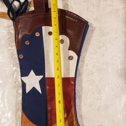 Texas Flag Boot Christmas Stocking