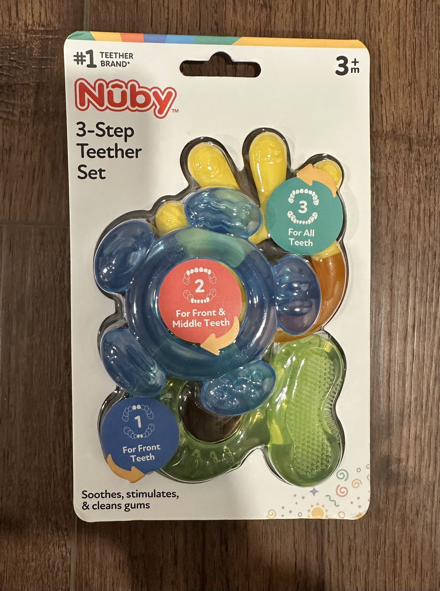 Nuby 3-Step Teether Set