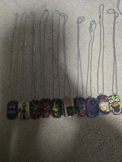 FNAF dogtags from 2016