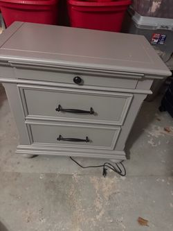 Nightstand with charging port for sale