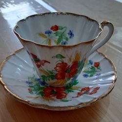 Gladstone Bone China Cup & Saucer