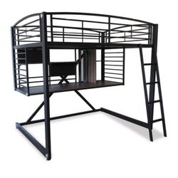 Metal Kids Bed And Desk 
