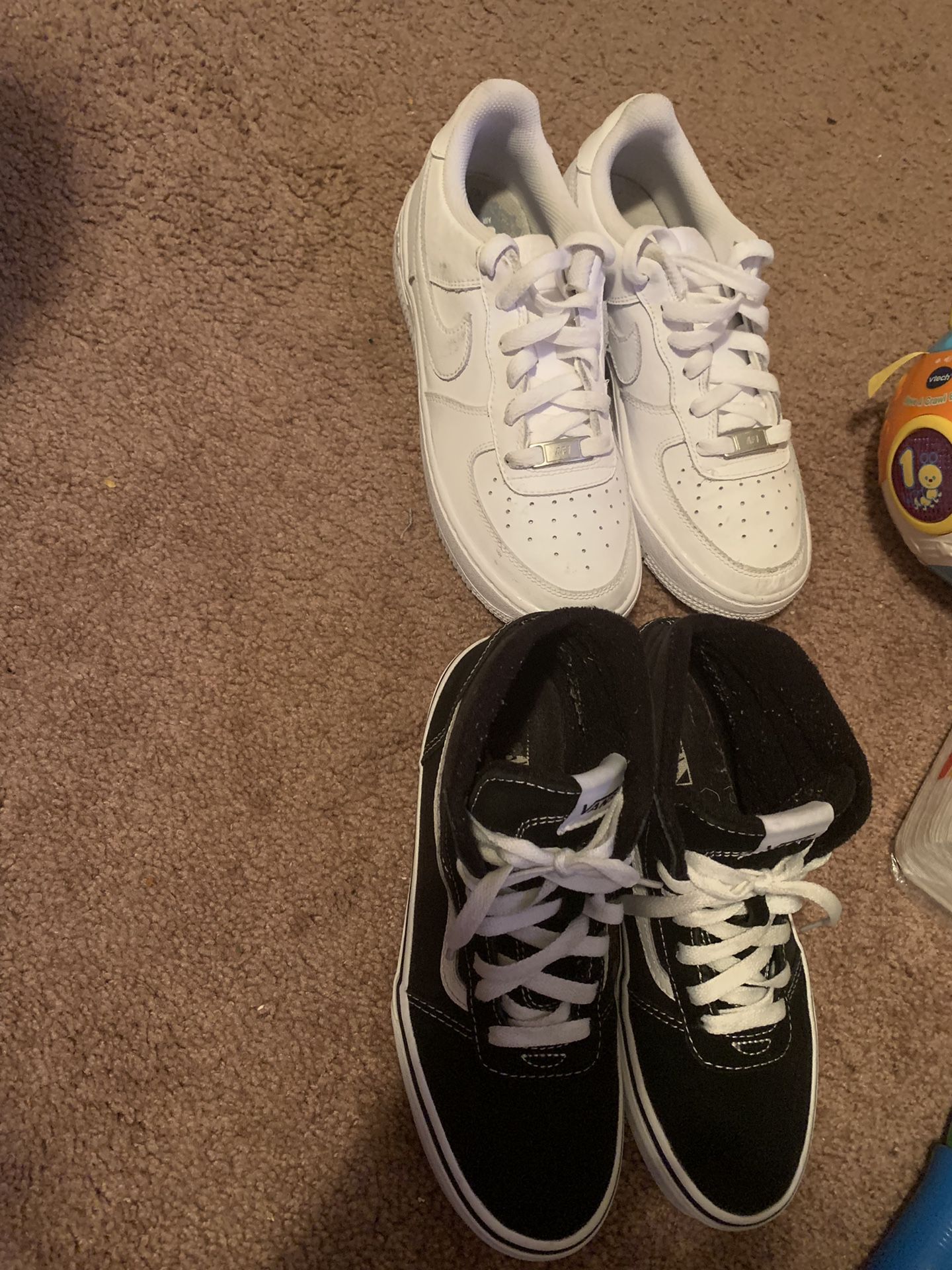 Vans size 5.0 / Air Force 1s size 5Y $35!each both for $60
