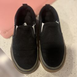Black Vans With Brown Gum Size 13c
