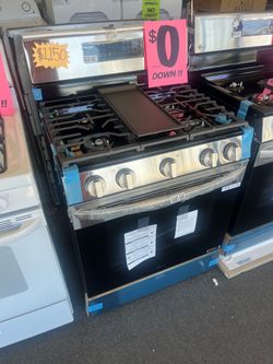 Stainless steel 5 burner stove