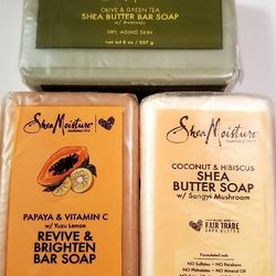 Shea Moisturizer Bar Soap 3 Ct