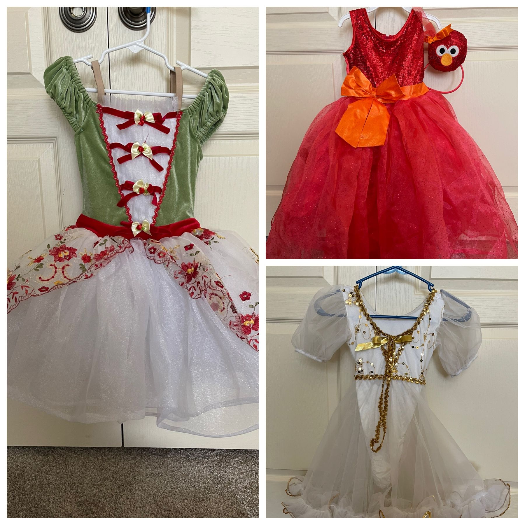 Little Girls dance costumes size 5-6