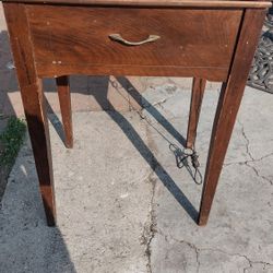 Vintage Sewing Machine Table No Machine 