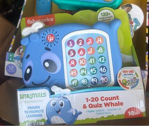 Fisher-Price Linkimals 1-20 Count & Quiz Whale.