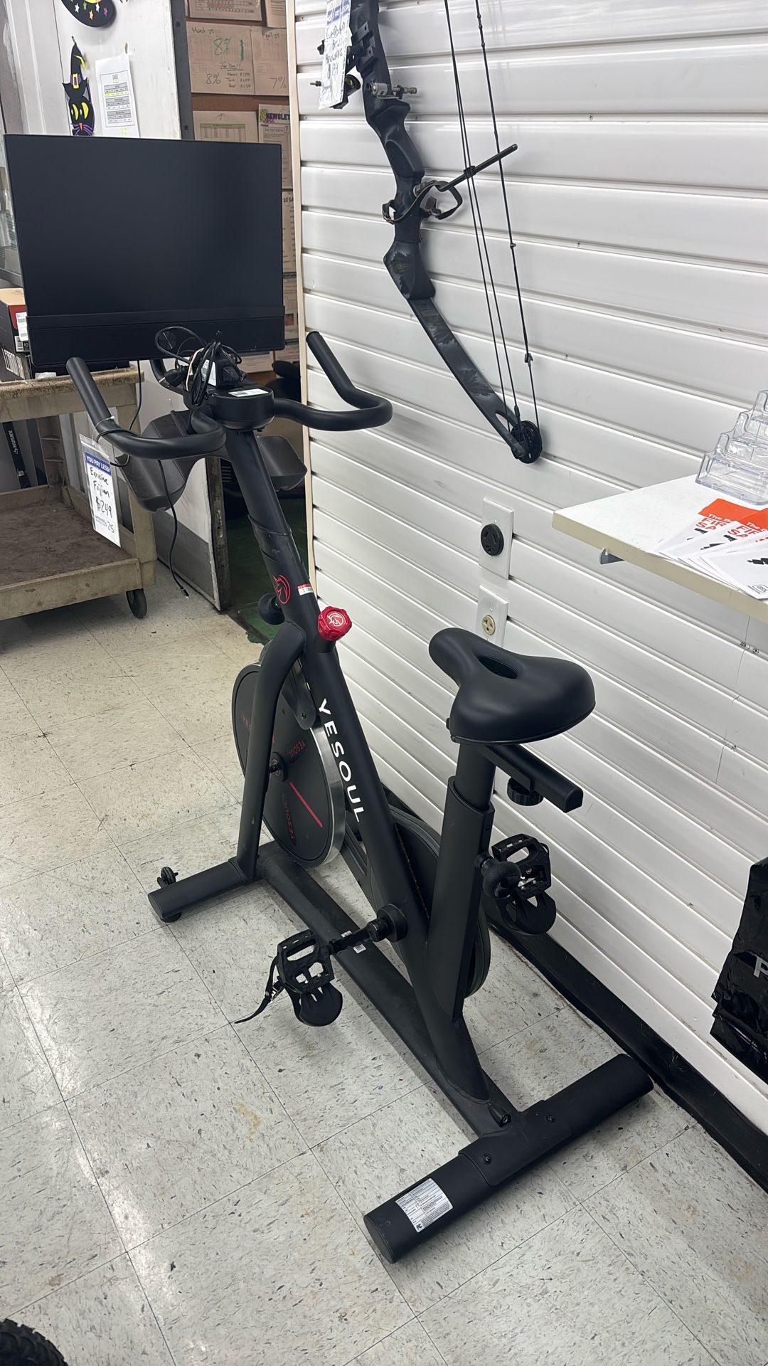 Exercise Bike W Screen